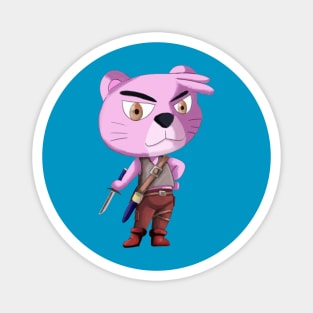 THE PINK CATVENTURER Magnet